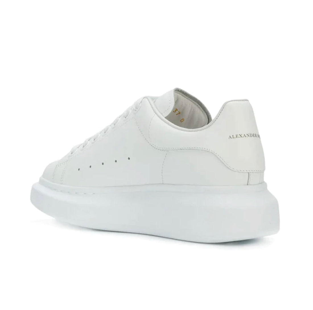 ALEXANDER MCQUEEN Cream Leather And White