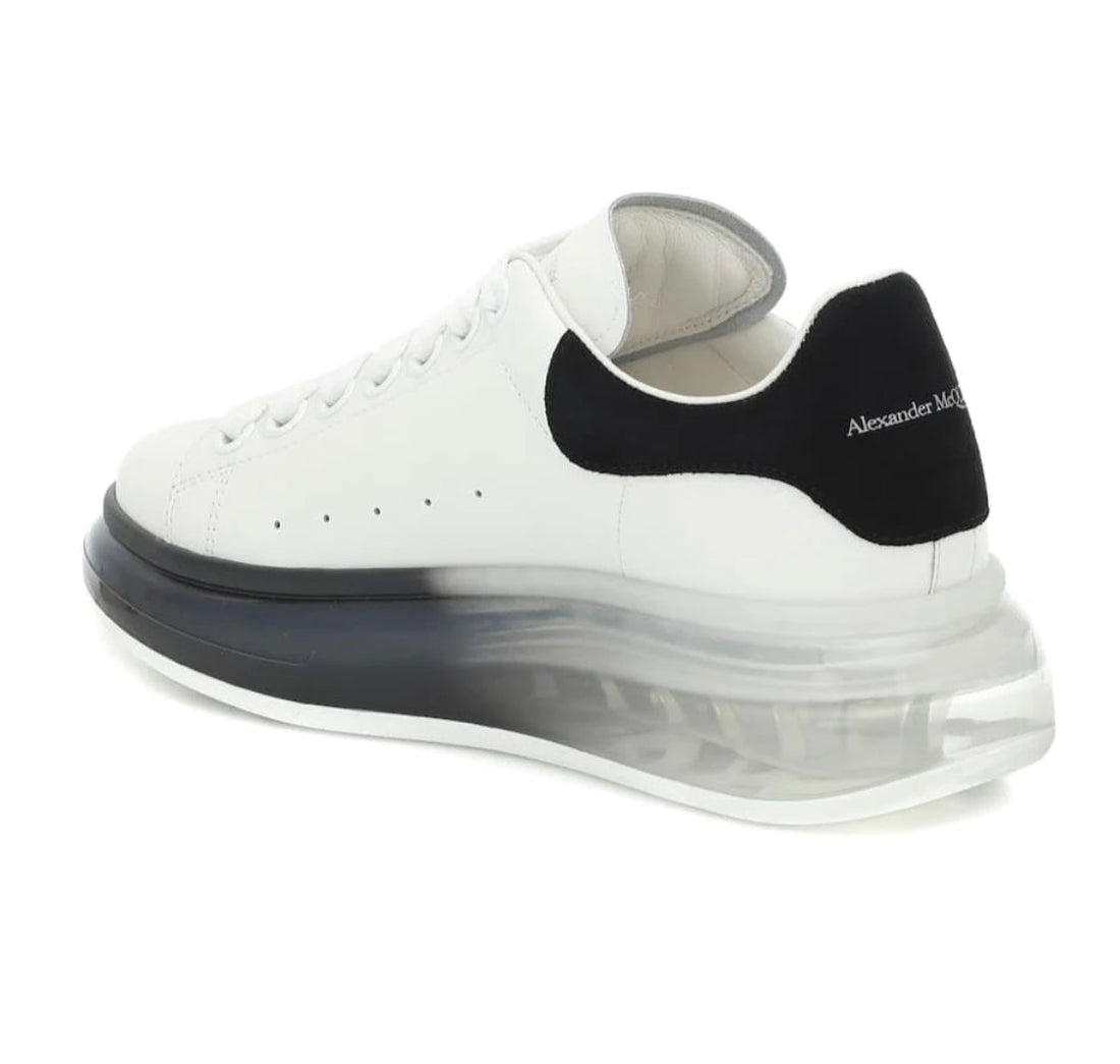 ALEXANDER MCQUEEN White Leather And Mixed Sole